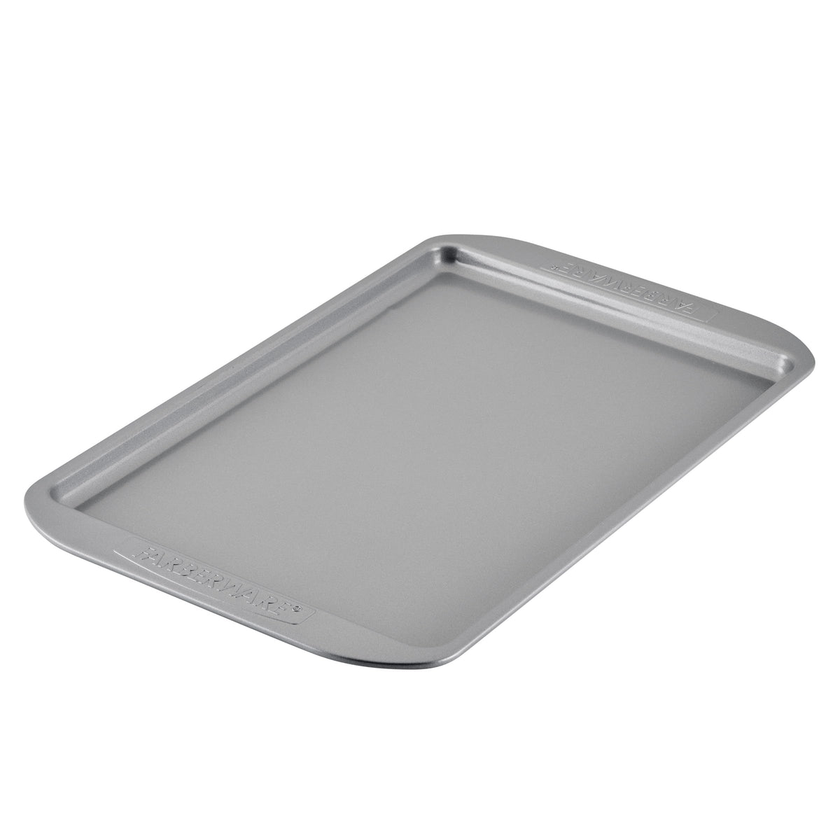 Farberware Nonstick Bakeware 3-Piece Cookie Pan Set for Baking, Gray