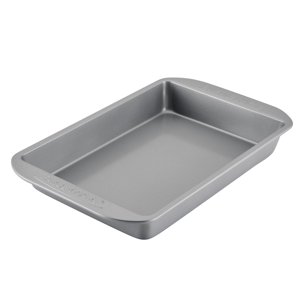 Farberware Nonstick Bakeware 9-Inch x 13-Inch Rectangular Cake Pan, Gray