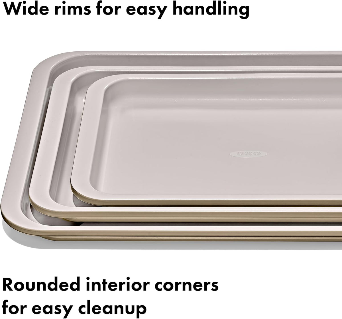 OXO Good Grips Non-Stick Pro Ceramic Coated Metal Bakeware Half Sheet Pan