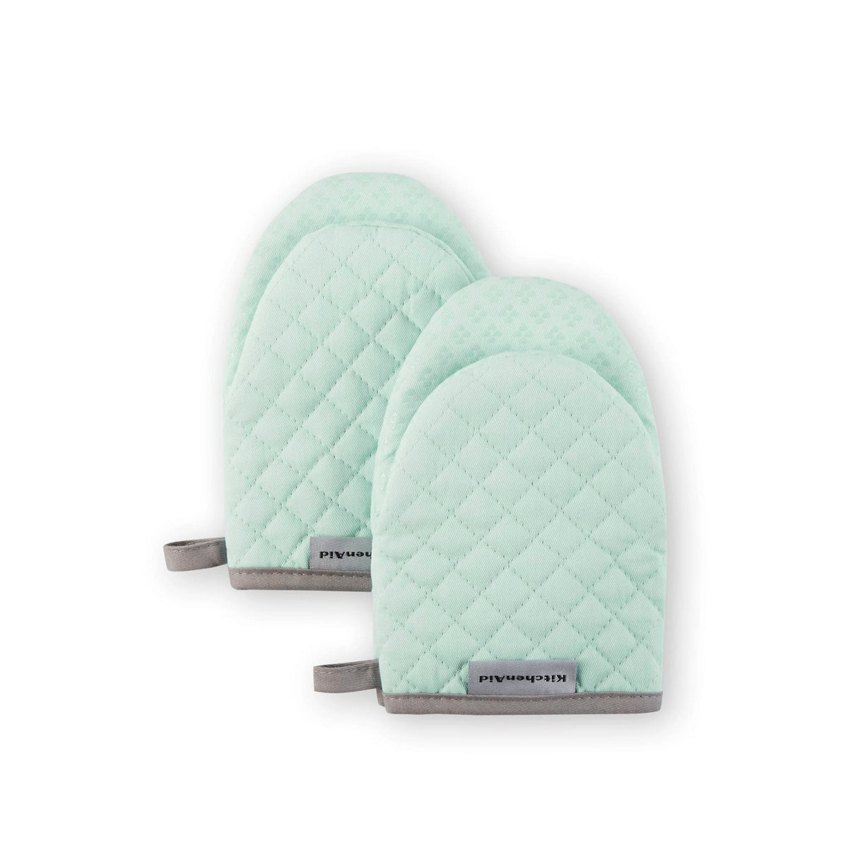 KitchenAid Asteroid Mini Oven Mitt Set, 5.5"x8", Black, 2 Piece