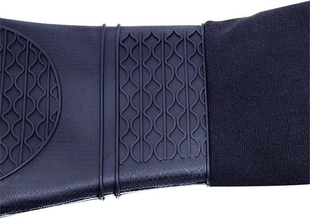 DoMii Extra Long Silicone Oven Mitts Heavy Duty Commercial Grade Oven Mitts Heat Resistant BBQ Gloves with Quilted Cotton Lining 2 Pack