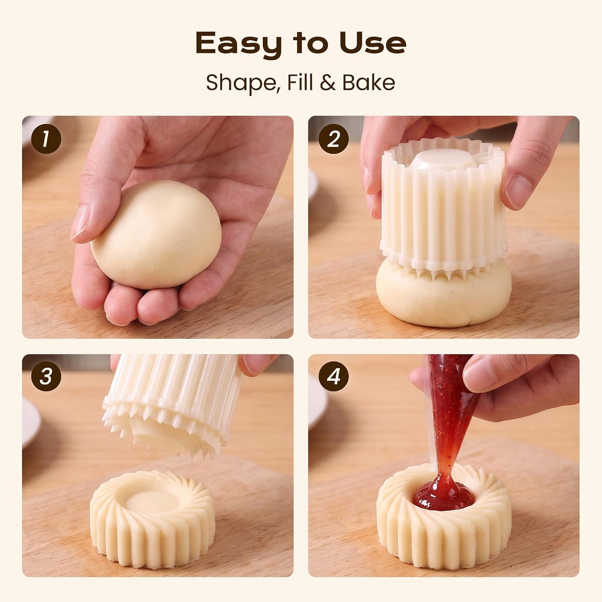 Creative Double-Ended Pastry Mold, 2027 New 2 in 1 Mooncake Mold (2)