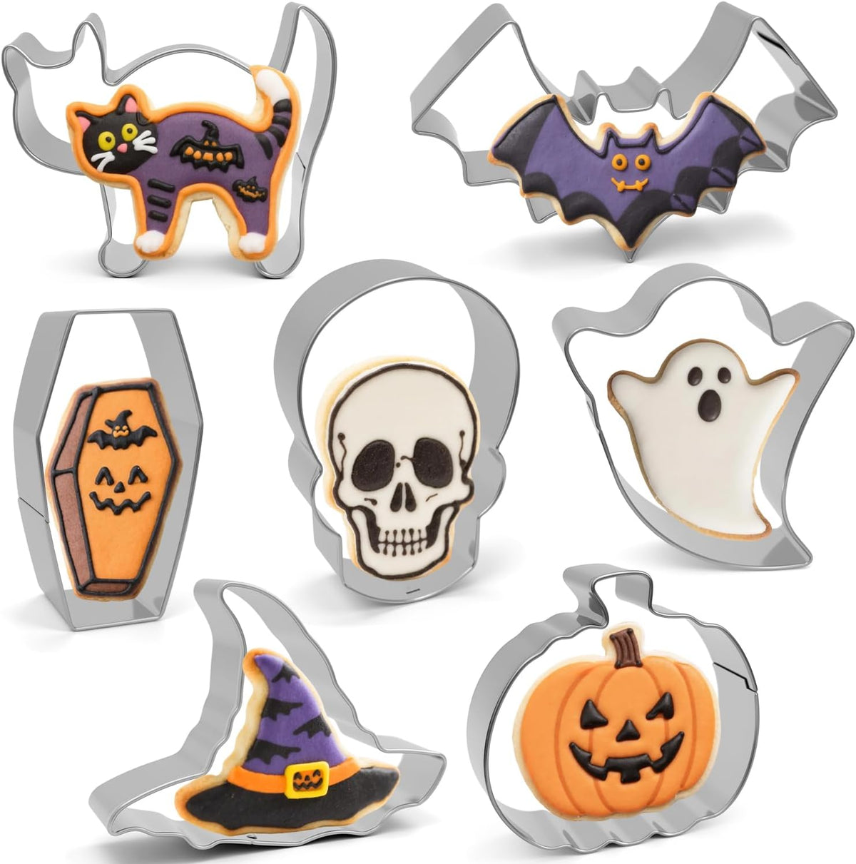 Halloween Cookie Cutters 3 Inch Set of 7