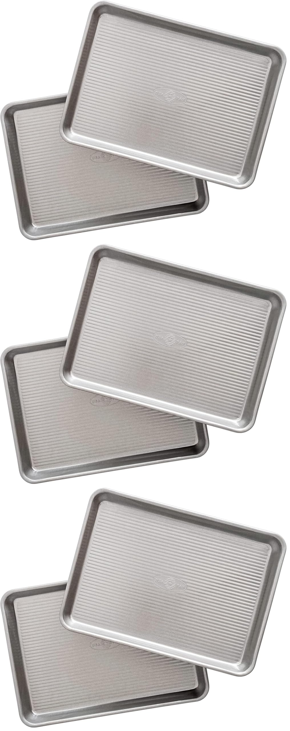 USA Pan Bakeware Nonstick Quarter Sheet Pan, Baking Sheet Aluminized Steel