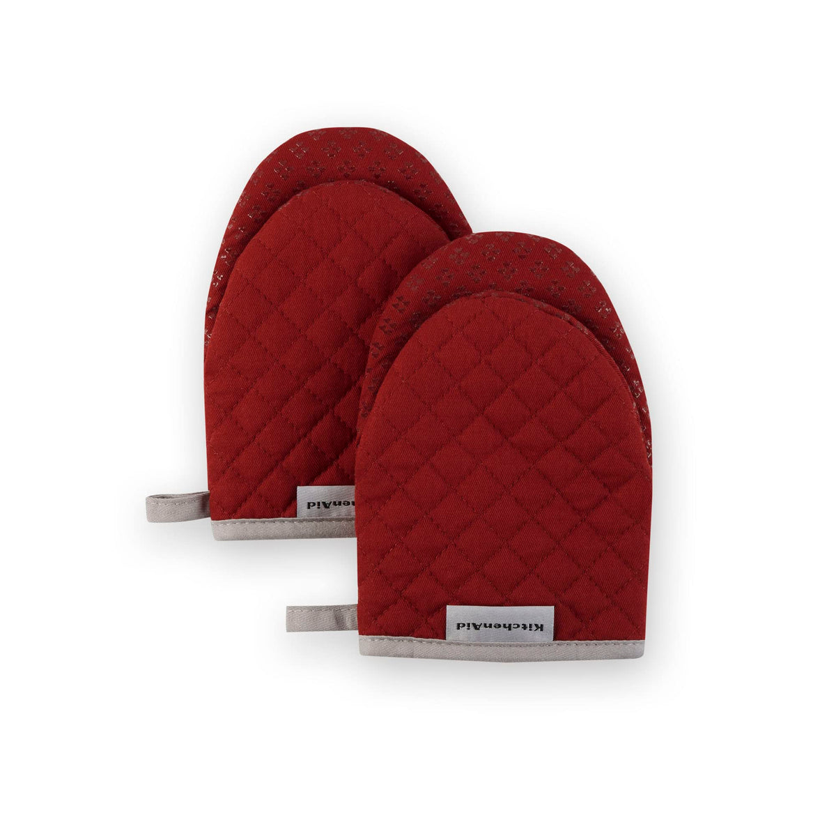 KitchenAid Asteroid Mini Oven Mitt Set, 5.5"x8", Black, 2 Piece