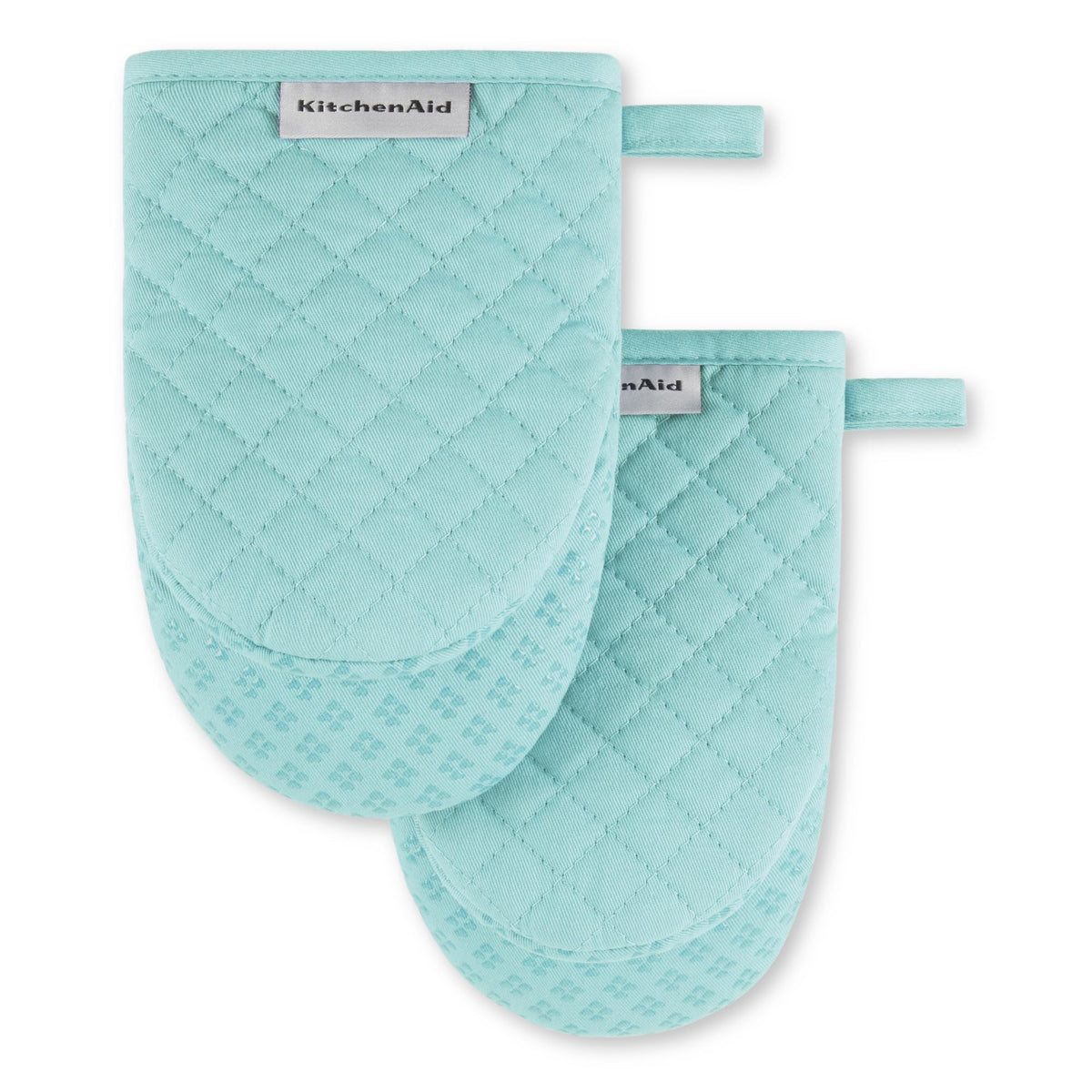 KitchenAid Asteroid Mini Oven Mitt Set, 5.5"x8", Black, 2 Piece