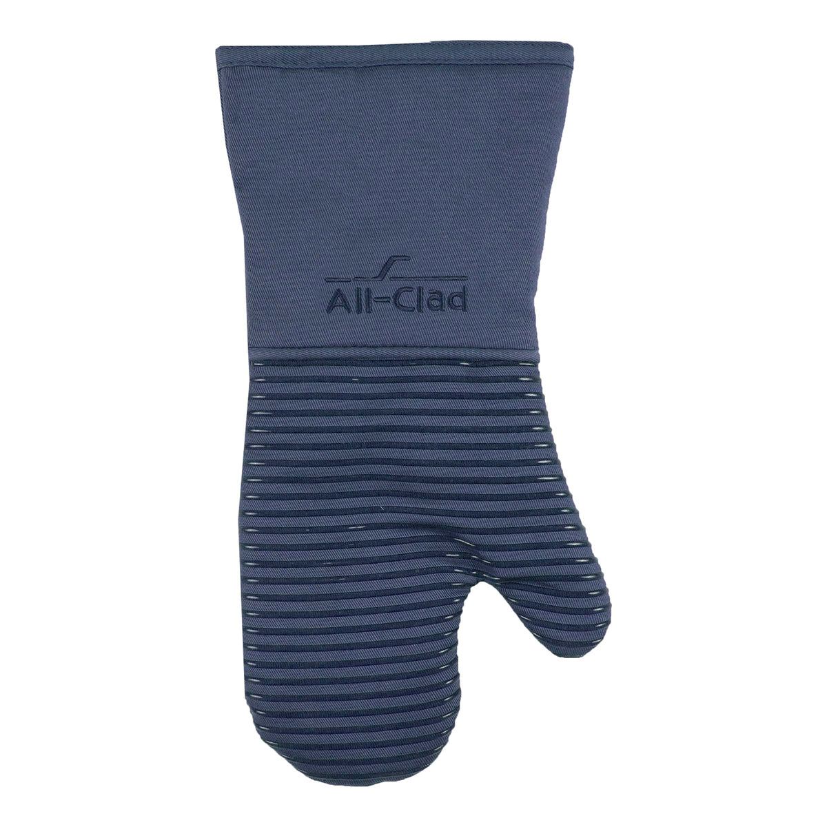 All-Clad Non-Slip Silicone Oven Mitt, Heat Resistant 500°F, Indigo, 2pc