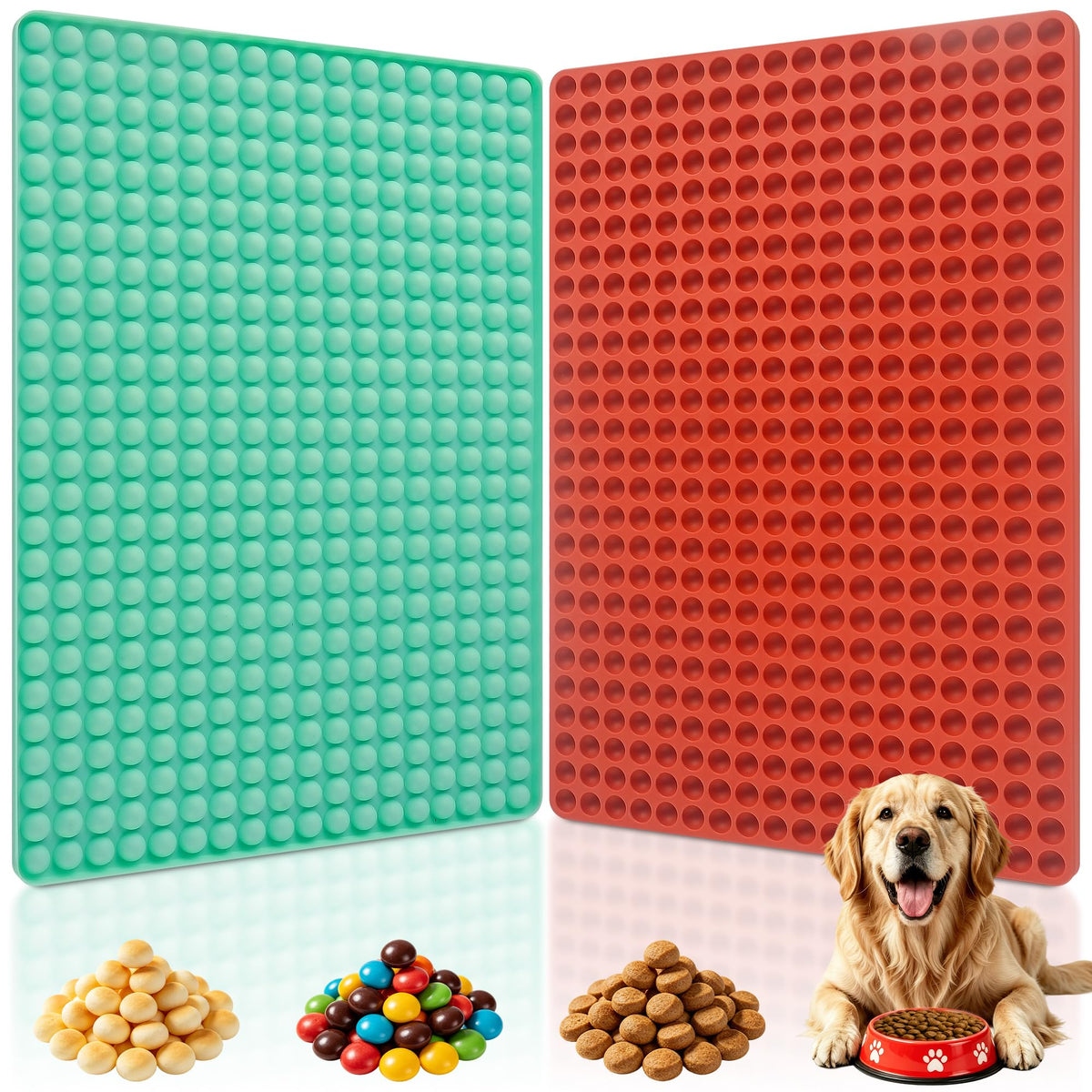 3Pcs Silicone Granola Bar Mold, 12-Cavity Rectangle Silicone Chocolate Bar Mold for Baking Chocolate Bars, Non-stick Candy Chocolate Bar Mold for Truffle, Ganache, Cheesecake, Butter