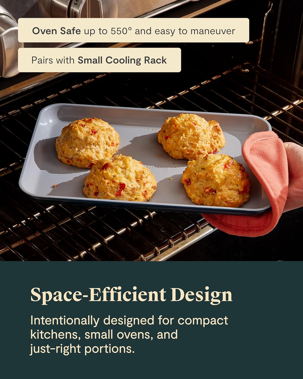 Caraway 9x13" Non-Stick Ceramic Small Baking Sheet