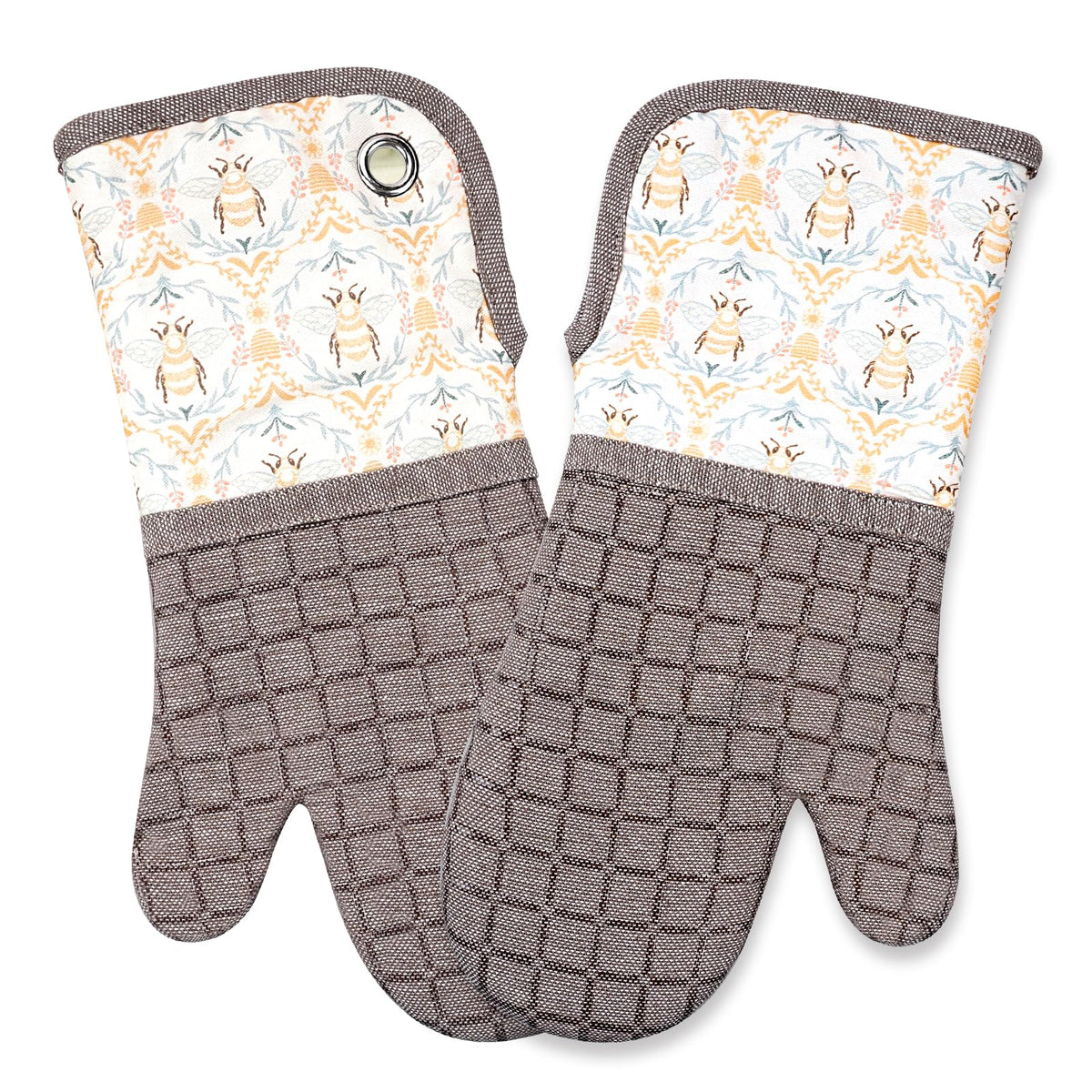 Silicone Printing Oven Mitts Heat Resistant to 500 Degree