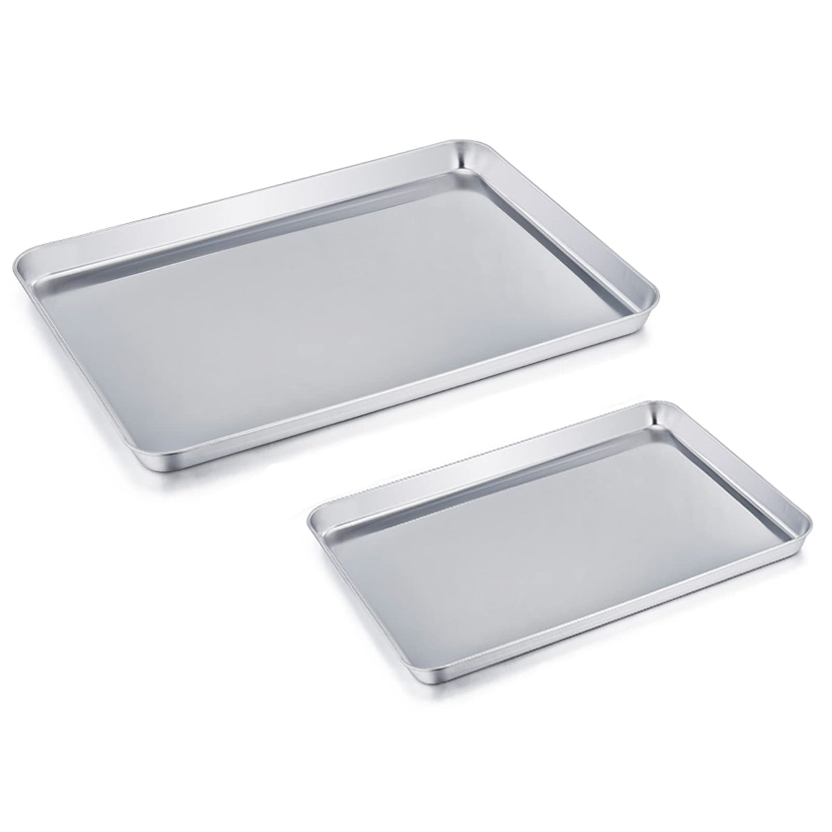 TeamFar Baking Sheet, 20" x 14" x 1" Stainless Steel Cookie Sheet Pans