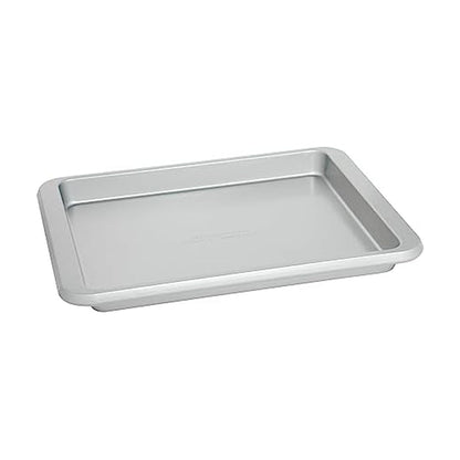 KitchenAid 9x13in Nonstick Aluminized Steel Baking Sheet, Contour Silver
