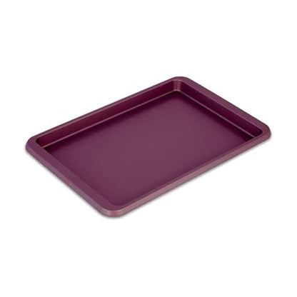 KitchenAid 9x13in Nonstick Aluminized Steel Baking Sheet, Contour Silver