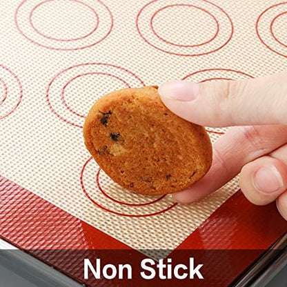 M MCIRCO Baking Sheet with Cooling Rack, Baking Mat Set, Set of 9
