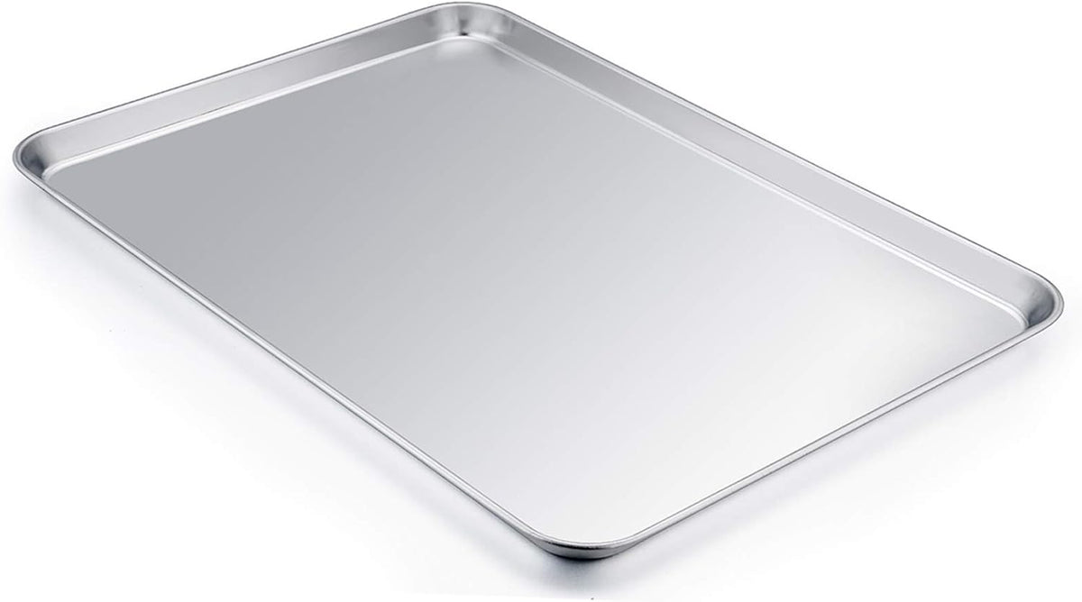 TeamFar Baking Sheet, 20" x 14" x 1" Stainless Steel Cookie Sheet Pans