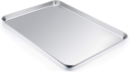 TeamFar Baking Sheet, 20" x 14" x 1" Stainless Steel Cookie Sheet Pans
