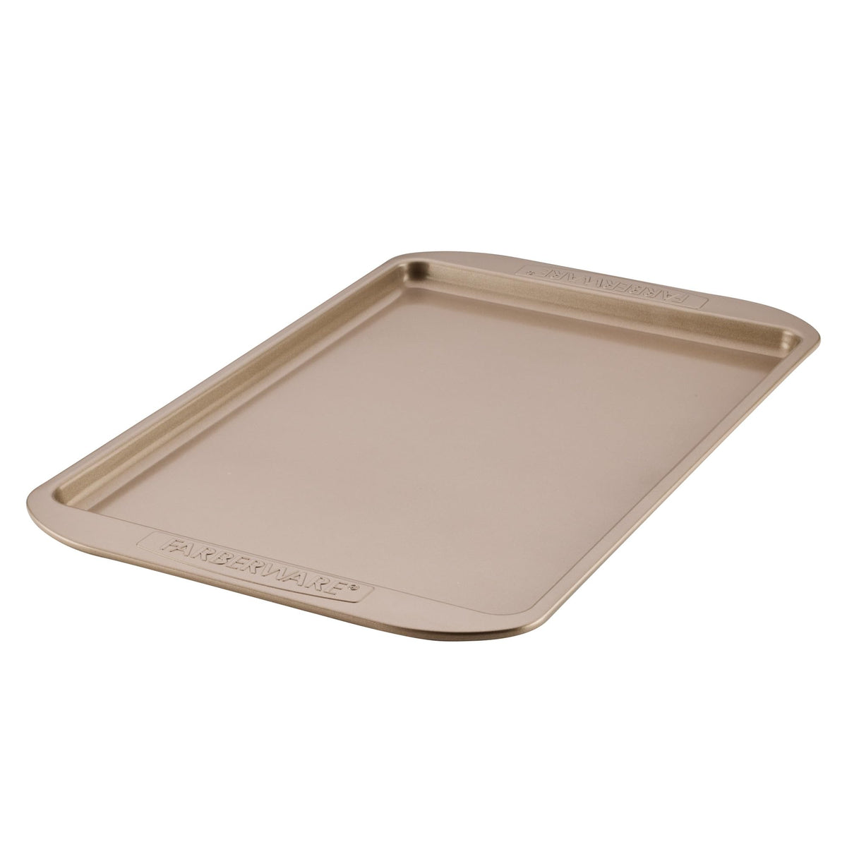 Farberware Nonstick Bakeware 3-Piece Cookie Pan Set for Baking, Gray