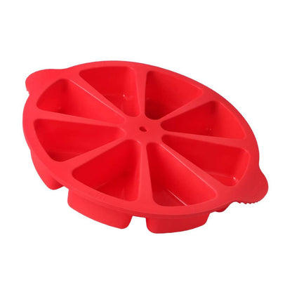 SHEbaking Scone Pan Silicone Scone Molds Scone Pans for Baking 8-Cavity Wedge Pan Slice Cake Mold for Pie,Pizza,Brownies BPA free