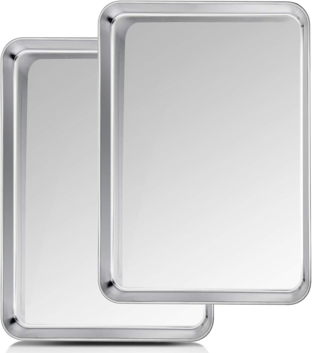 TeamFar Baking Sheet, 20" x 14" x 1" Stainless Steel Cookie Sheet Pans