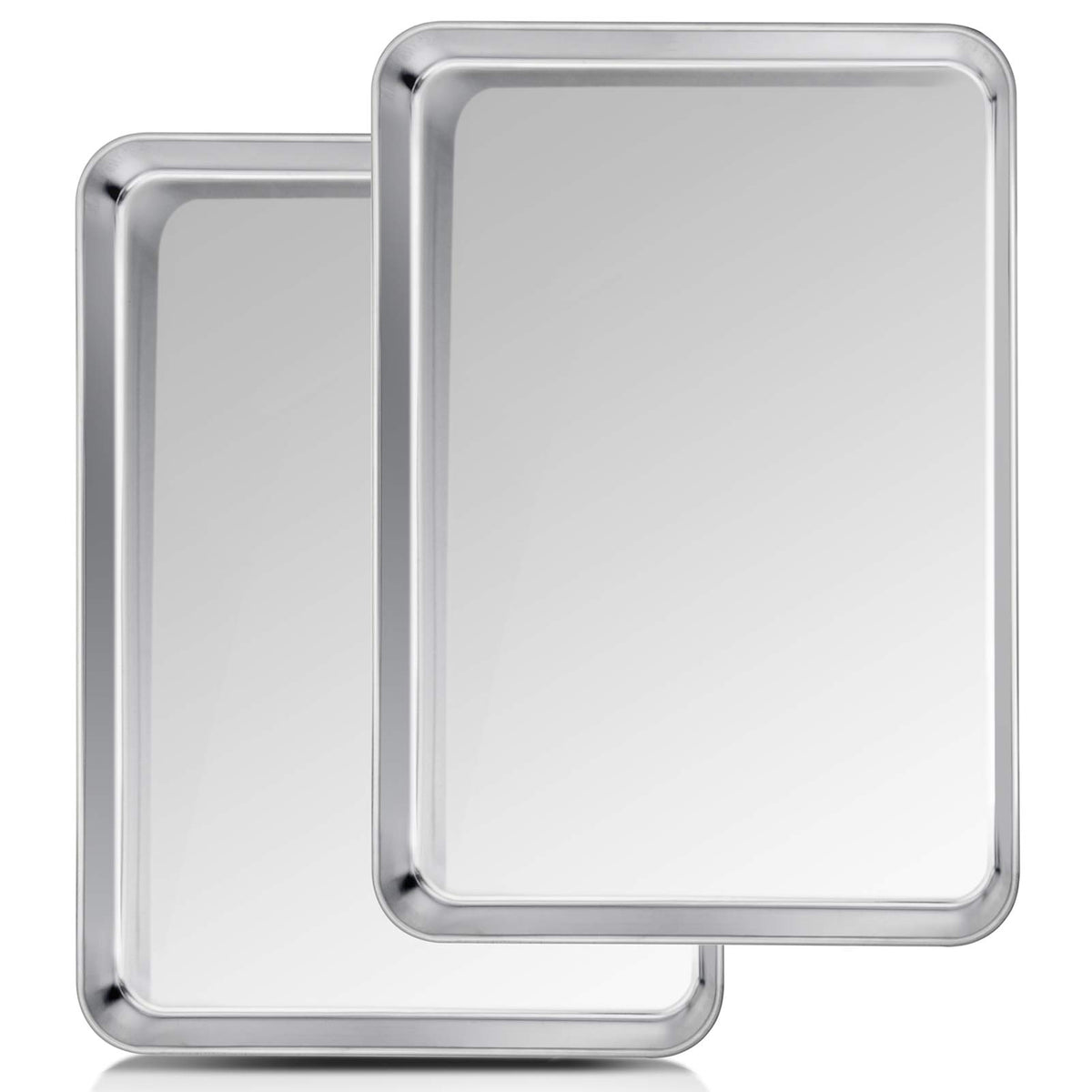 TeamFar Baking Sheet, 20" x 14" x 1" Stainless Steel Cookie Sheet Pans
