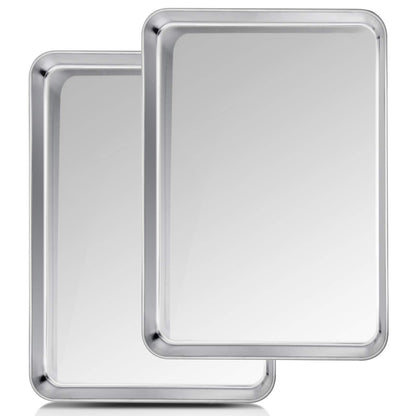 TeamFar Baking Sheet, 20" x 14" x 1" Stainless Steel Cookie Sheet Pans