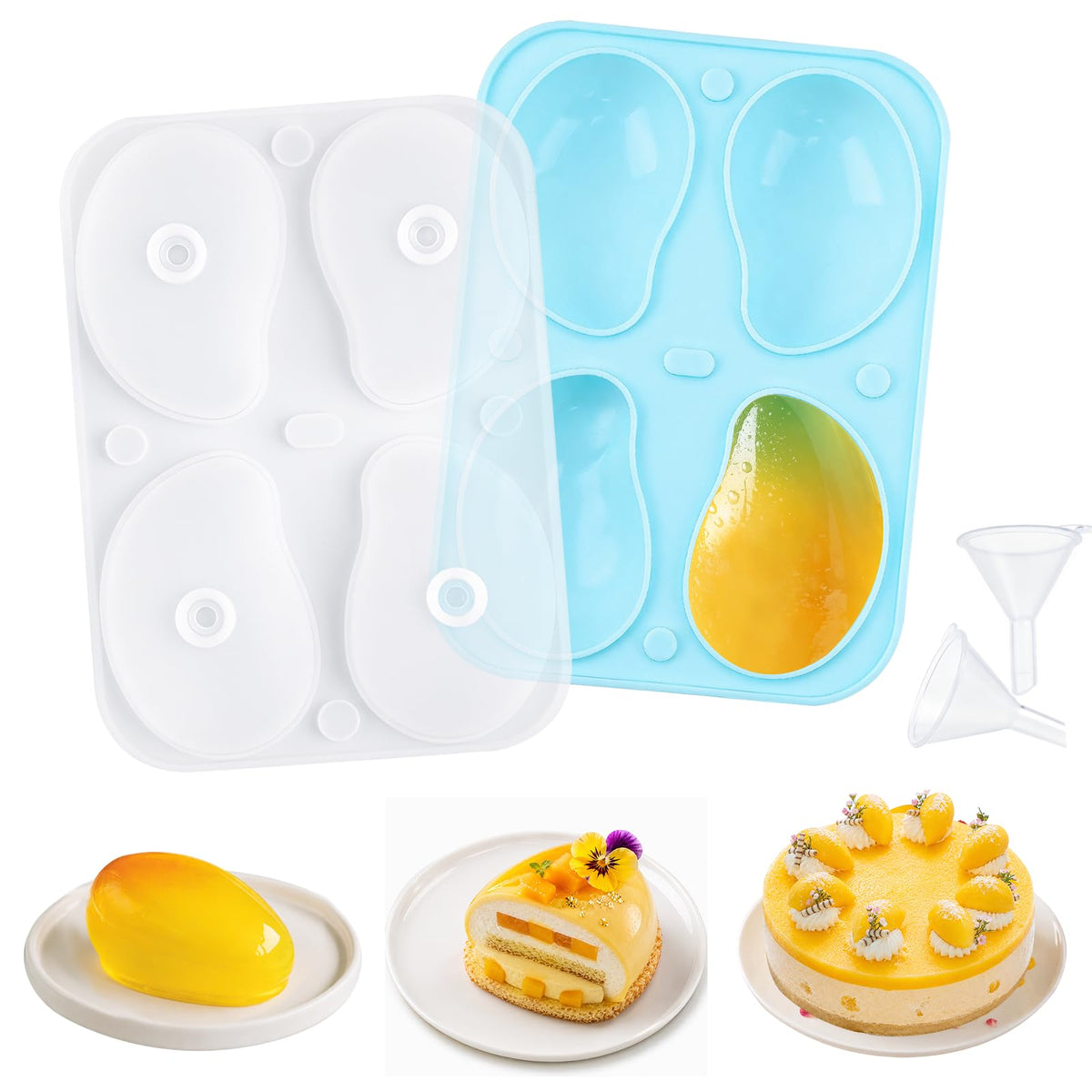 Halloween Silicone Cake Molds Pumpkin Skull Ghost Chocolate Mold