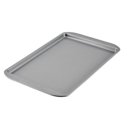 Farberware Nonstick Bakeware 3-Piece Cookie Pan Set for Baking, Gray