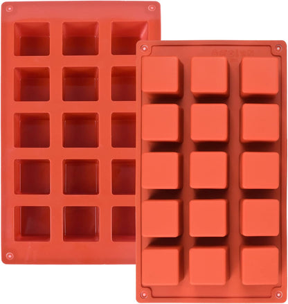 2 Pack Square Silicone Mold