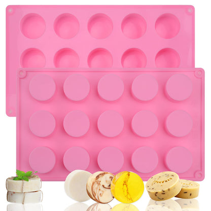 Sakolla 6-Cavity Flower Soap Molds Silicone, 2 Pack Tulip Different Flower Shapes Silicone Molds for Soap, Lotion Bar, Bath Bombs, Chocolate, Candy Baking Molds Jelly, Ice Cube Tray