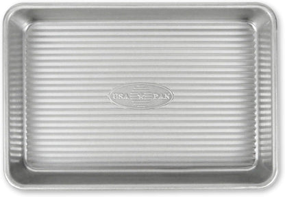 USA Pan Bakeware Nonstick Quarter Sheet Pan, Baking Sheet Aluminized Steel