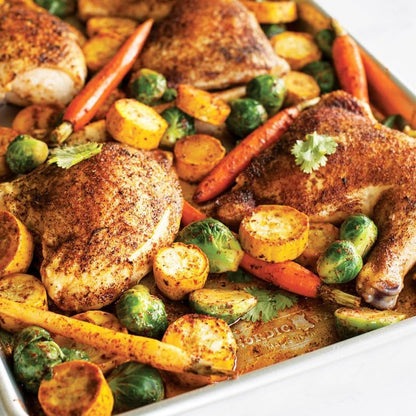 Nordic Ware Extra Large Baking Sheet, 21 x 15 inches, XL Big sheet pan Natural Uncoated Aluminum, Reinforced Steel Rim Prevents Warping, 1pk Big Sheet