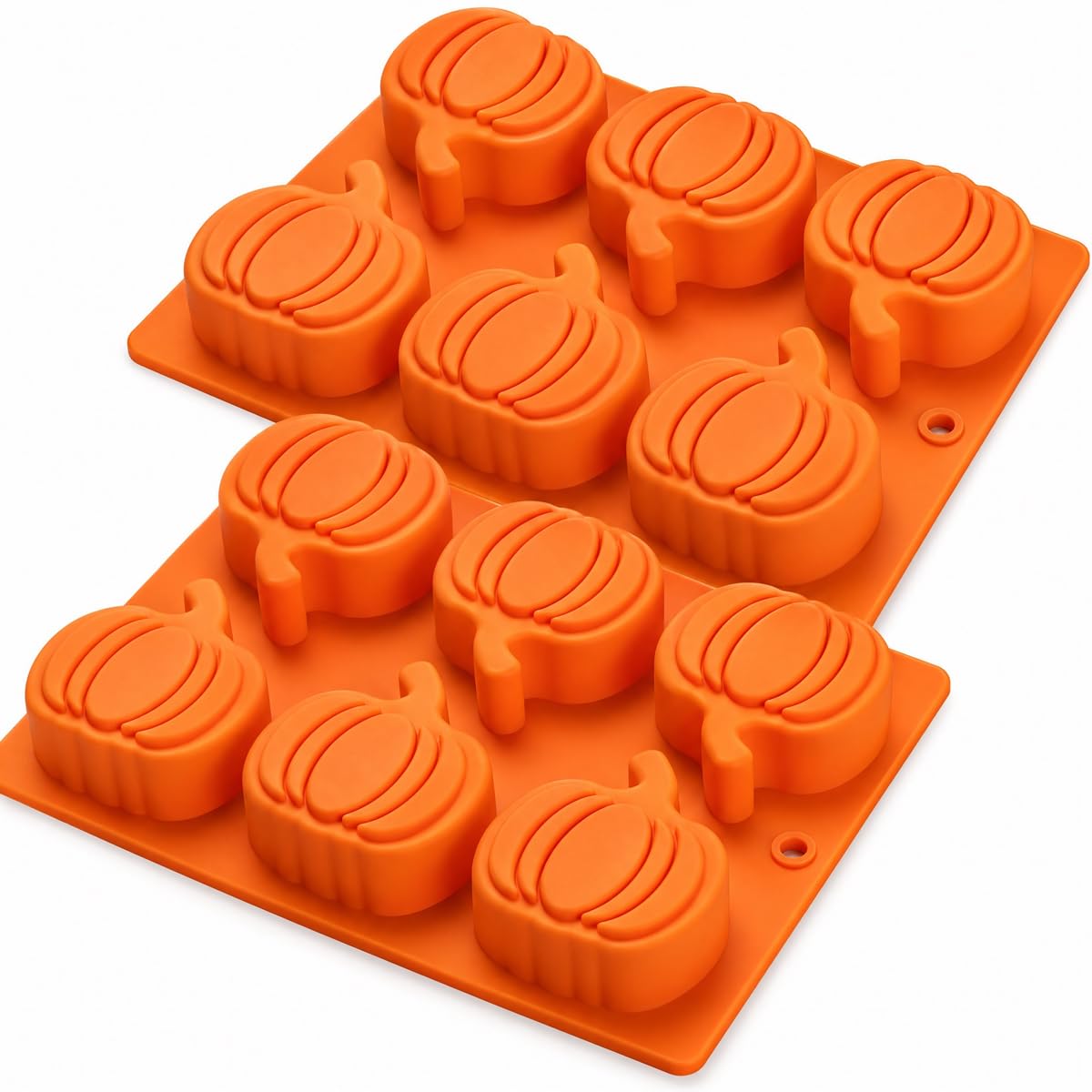 Pumpkin Silicone Mold - 4Pcs 3D Fall Silicone Mold Thanksgiving Candy Mold Autumn Maple Leaf Acorn shape Chocolate Mold Soap Candy Cake Pan Baking Molds for Cake Cupcake Decoration