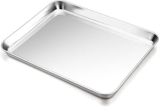 P&P CHEF Baking Sheet Pan, Stainless Steel Cookie Sheet, 16 Inch & 1 Pc