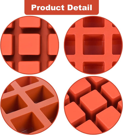 2 Pack Square Silicone Mold