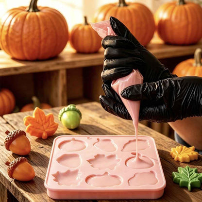 Halloween Pumpkin Maple Leaf Acorn Silicone Molds for Baking, 1Pcs