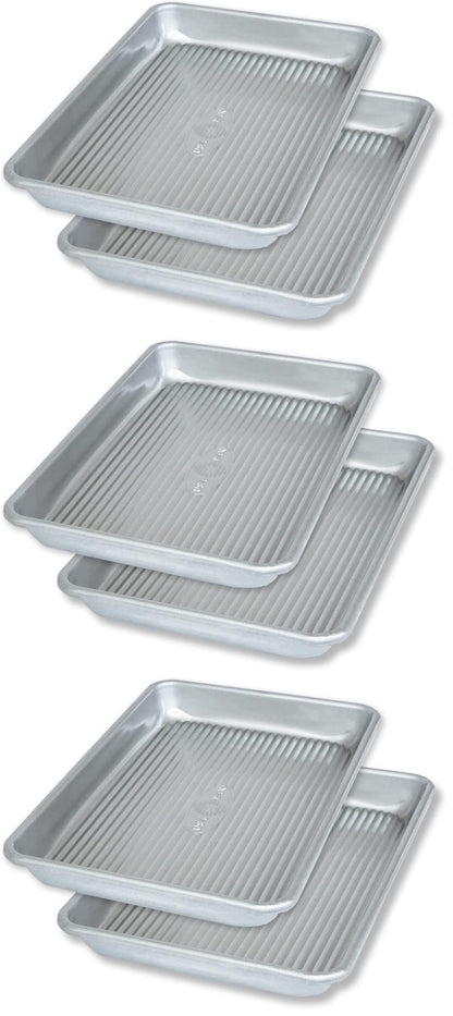 USA Pan Bakeware Nonstick Quarter Sheet Pan, Baking Sheet Aluminized Steel