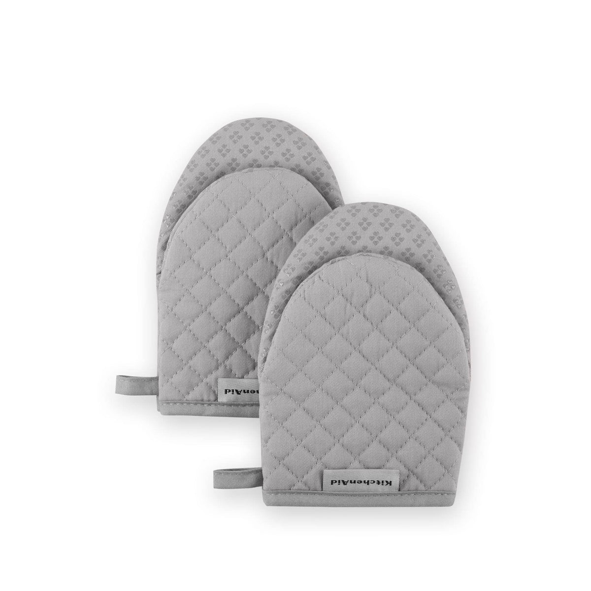 KitchenAid Asteroid Mini Oven Mitt Set, 5.5"x8", Black, 2 Piece