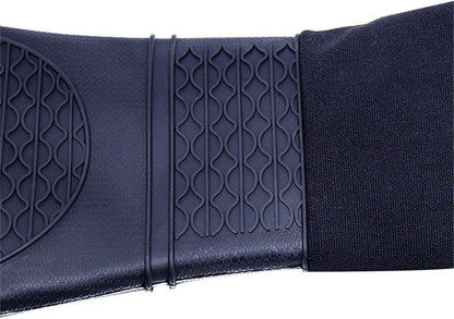 DoMii Extra Long Silicone Oven Mitts Heavy Duty Commercial Grade Oven Mitts Heat Resistant BBQ Gloves with Quilted Cotton Lining 2 Pack