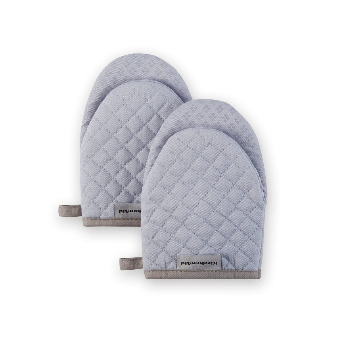 KitchenAid Asteroid Mini Oven Mitt Set, 5.5"x8", Black, 2 Piece