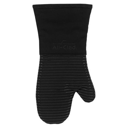 All-Clad Non-Slip Silicone Oven Mitt, Heat Resistant 500°F, Indigo, 2pc
