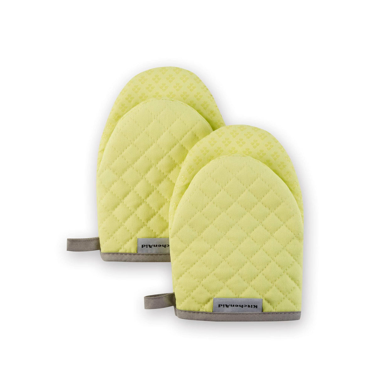 KitchenAid Asteroid Mini Oven Mitt Set, 5.5"x8", Black, 2 Piece
