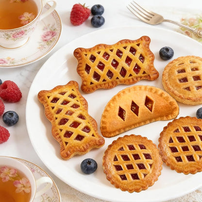 3PCS Dough Presser Pocket Pie Molds, Party Potluck Hand Pie Molds, Apple, Pumpkin And Acorn Shapes (classic model)
