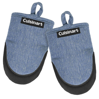 Cuisinart Mini Oven Mitts, 2-Pack, Neoprene Grip, Heat Resistant 350F