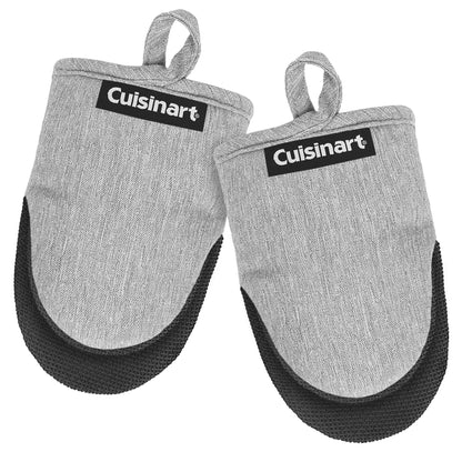 Cuisinart Mini Oven Mitts, 2-Pack, Neoprene Grip, Heat Resistant 350F
