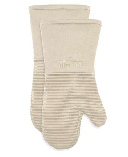 All-Clad Non-Slip Silicone Oven Mitt, Heat Resistant 500°F, Indigo, 2pc
