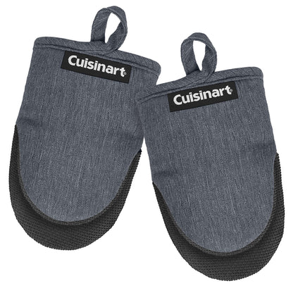 Cuisinart Mini Oven Mitts, 2-Pack, Neoprene Grip, Heat Resistant 350F