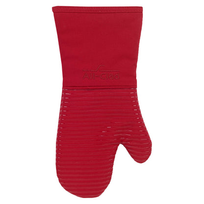 All-Clad Non-Slip Silicone Oven Mitt, Heat Resistant 500°F, Indigo, 2pc