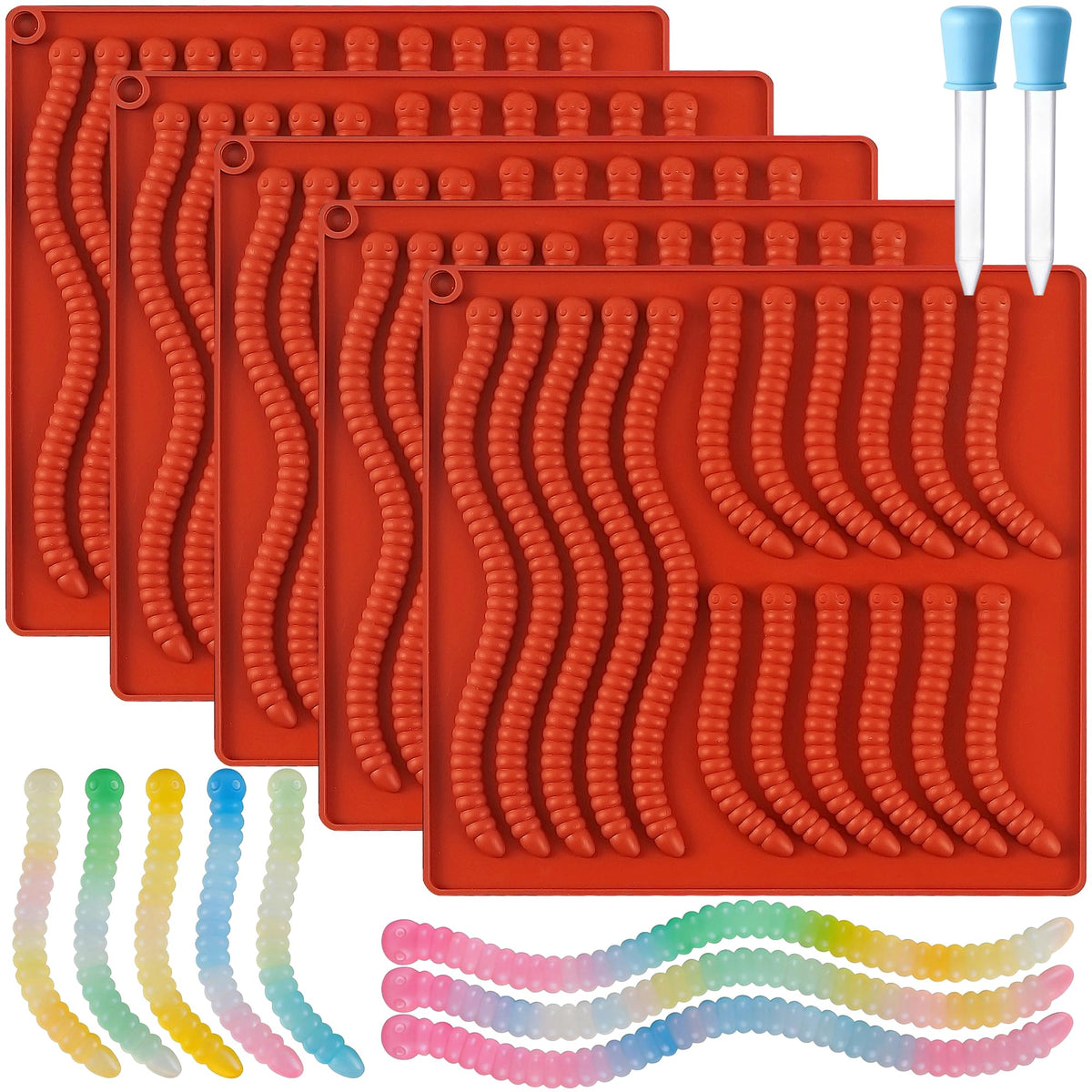 3Pcs Silicone Granola Bar Mold, 12-Cavity Rectangle Silicone Chocolate Bar Mold for Baking Chocolate Bars, Non-stick Candy Chocolate Bar Mold for Truffle, Ganache, Cheesecake, Butter