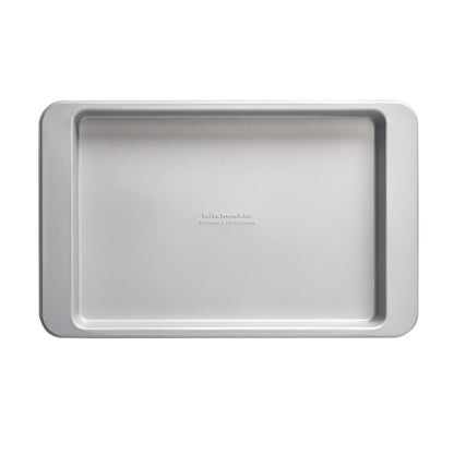 KitchenAid 9x13in Nonstick Aluminized Steel Baking Sheet, Contour Silver