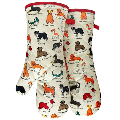 Oven Mitts Cotton Fashion Cute Cat Design 1pair